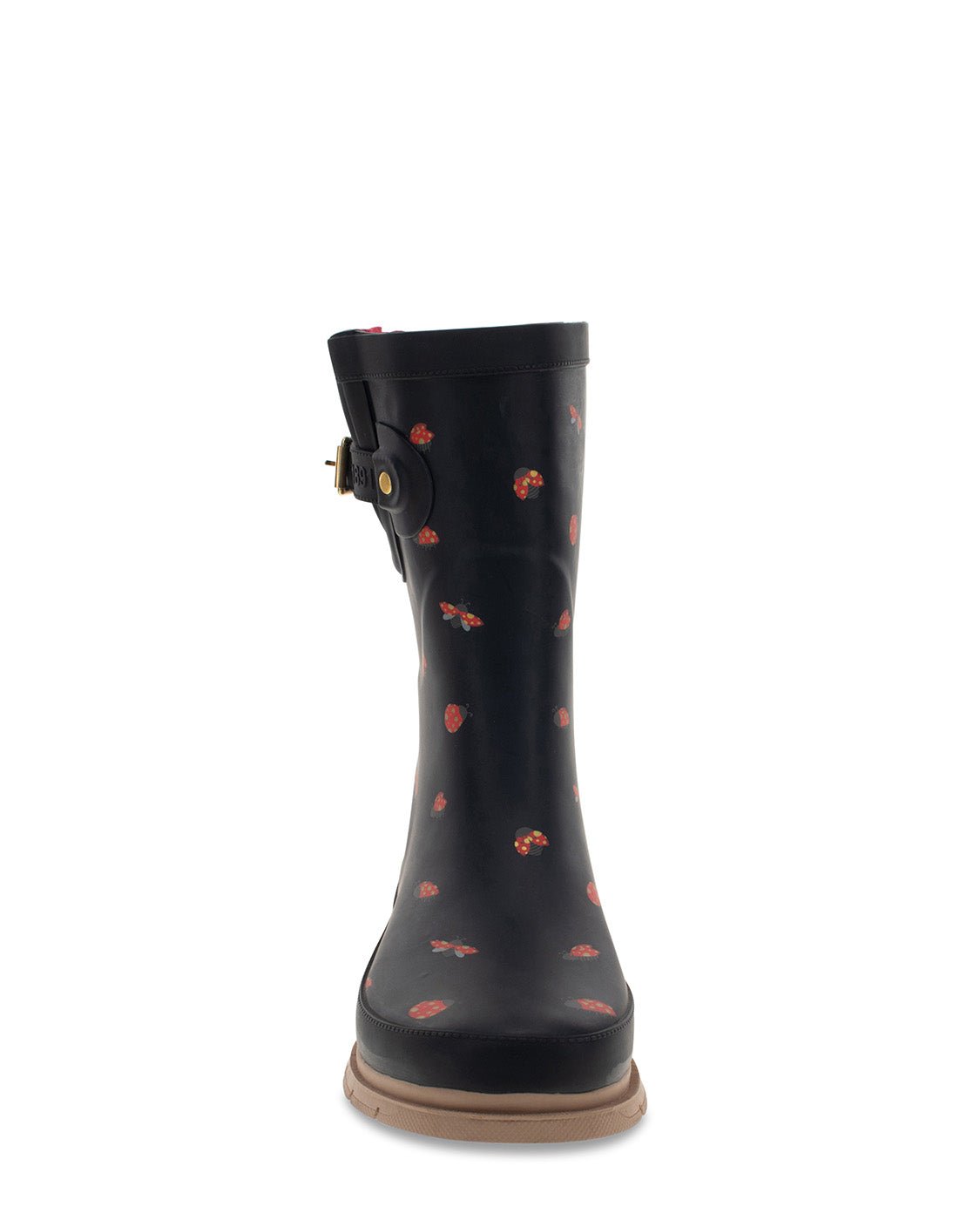 New! Women's Lucky Ladybug Mid Rain Boot - Black - Western Chief