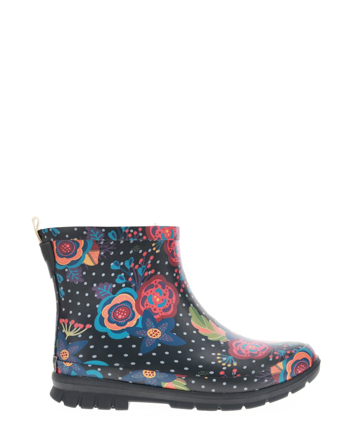 Women's Boho Bloom Ankle Rain Boot - Black - Western Chief