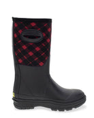 Women's Buffalo Check Neoprene Mid Cold Weather Boot - Black - Western Chief