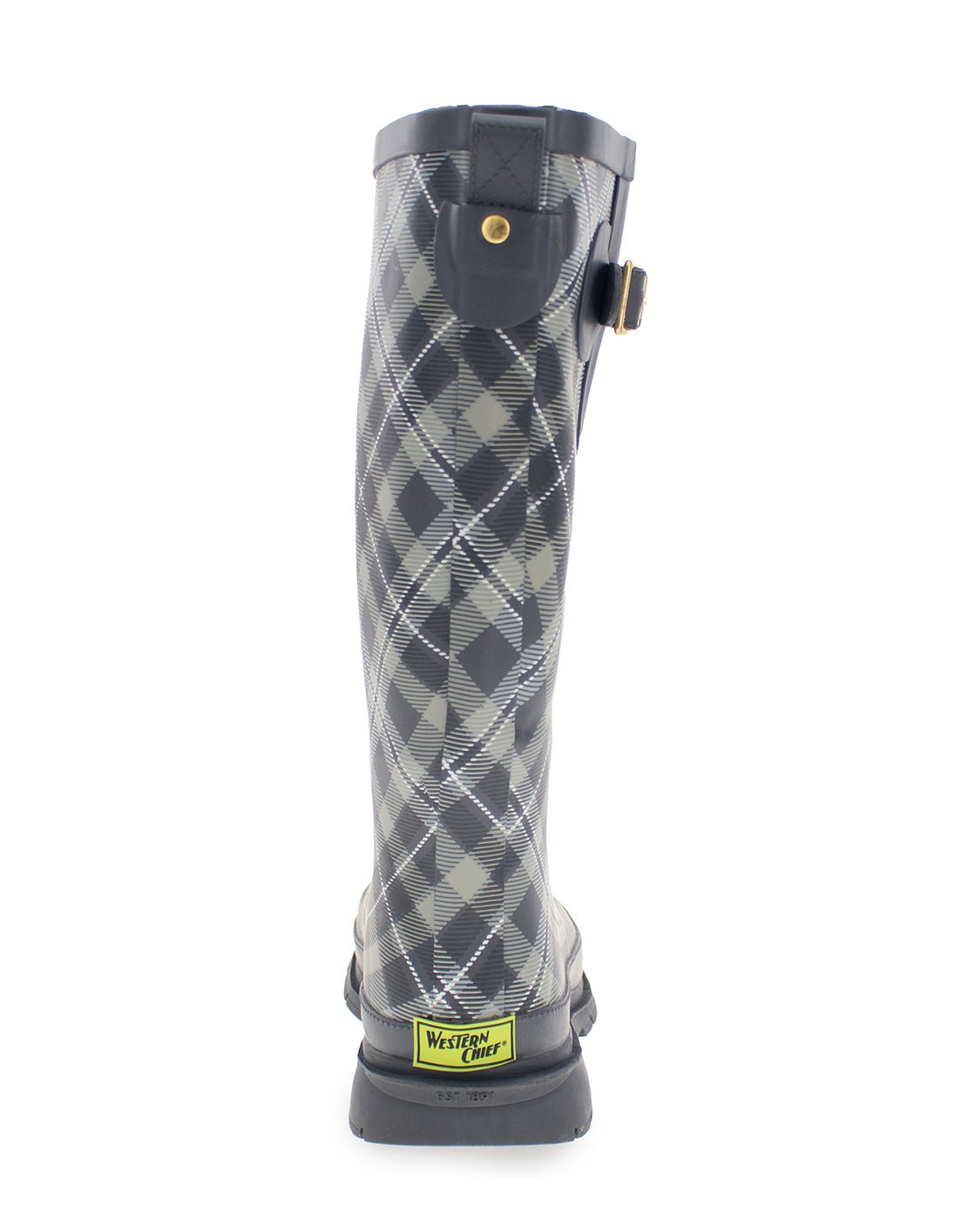 Sperry plaid 2025 rain boots