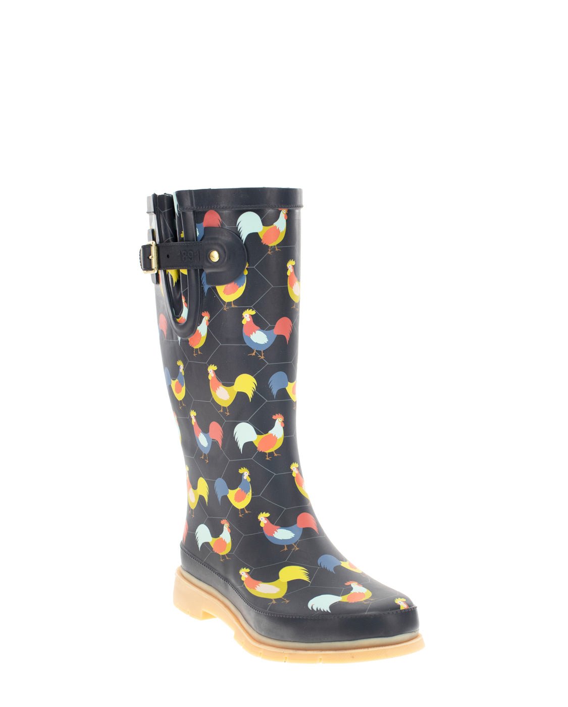 Chicken print outlet rain boots