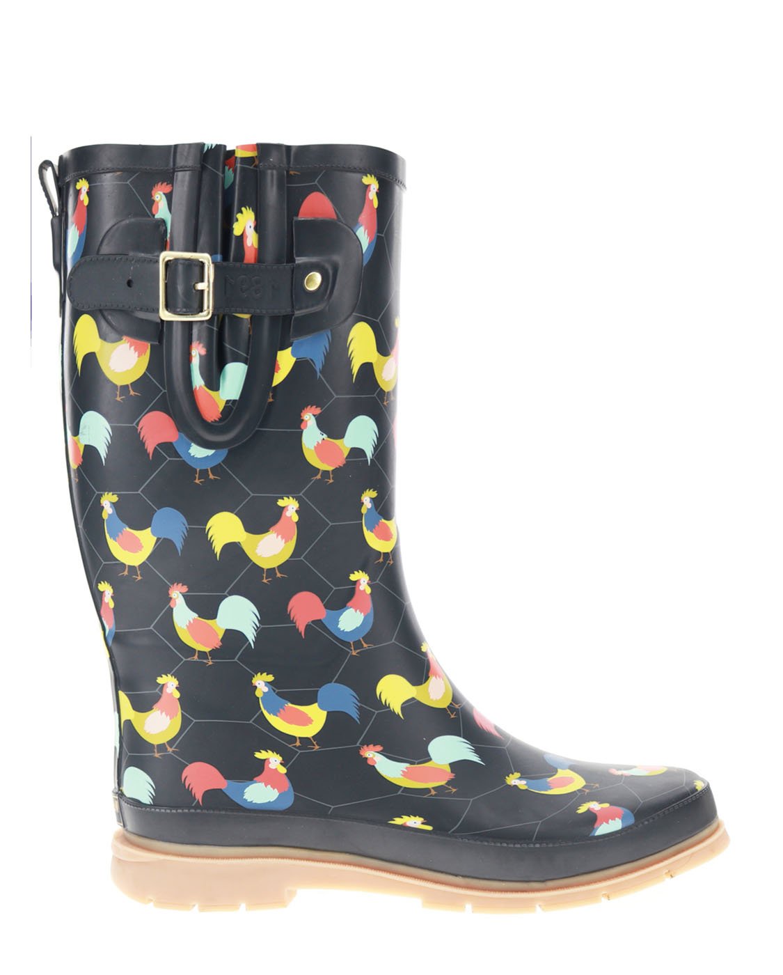 Chicken print sale rubber boots