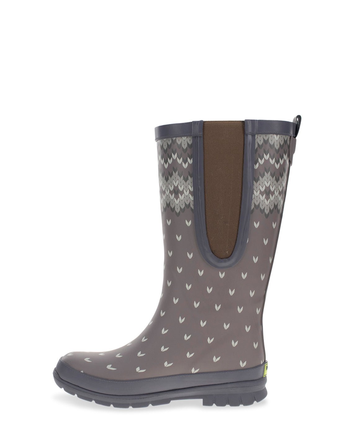 Women's Fair Isle Tall Rain Boot - Taupe