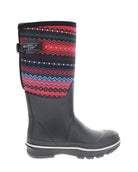 Women's Fair Isle Wide Calf Neoprene Cold Weather Boot - Black - Western Chief