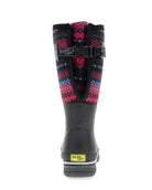 Women's Fair Isle Wide Calf Neoprene Cold Weather Boot - Black - Western Chief