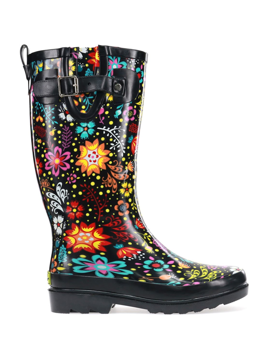 Women s Garden Play Tall Rain Boot Black