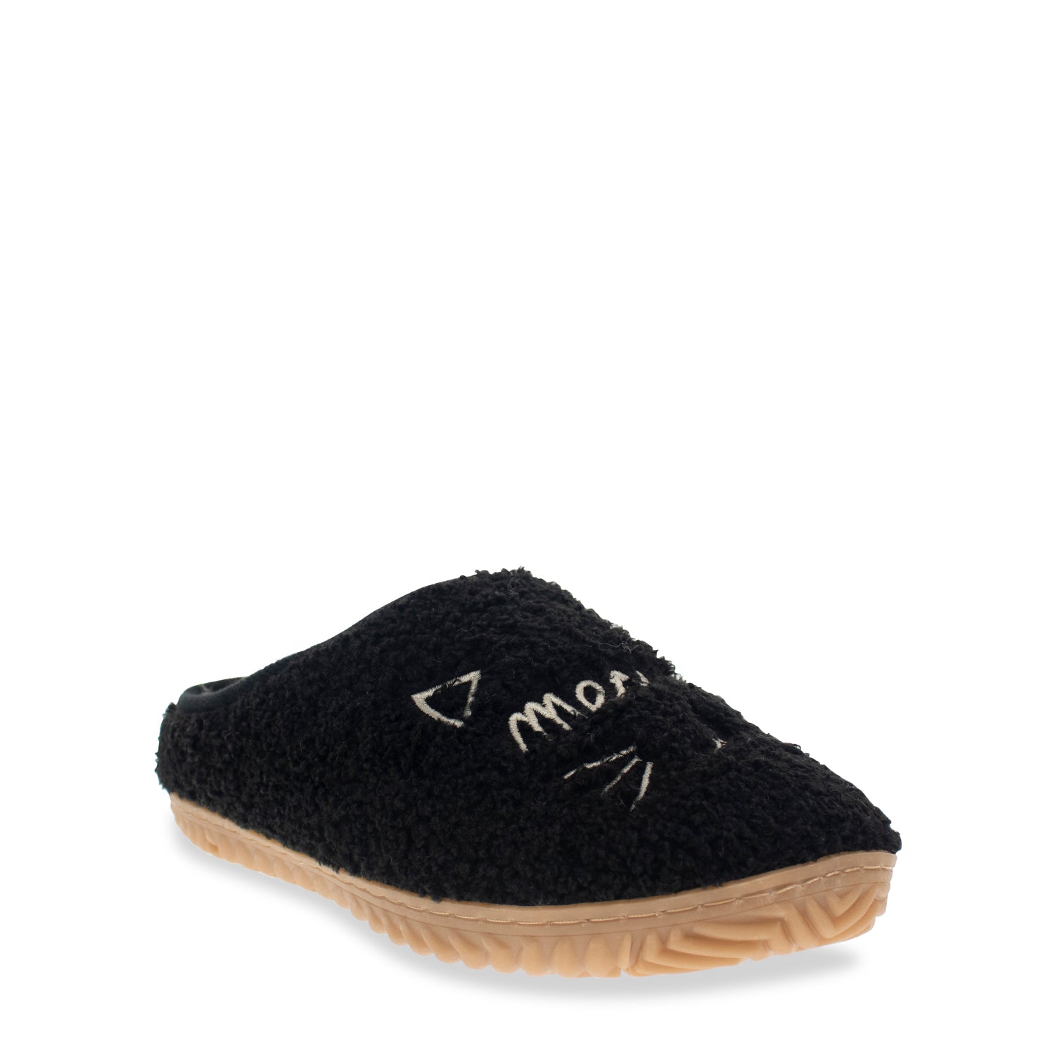 Women's Graphic Meowzzer Cat Slipper - Black - Western Chief