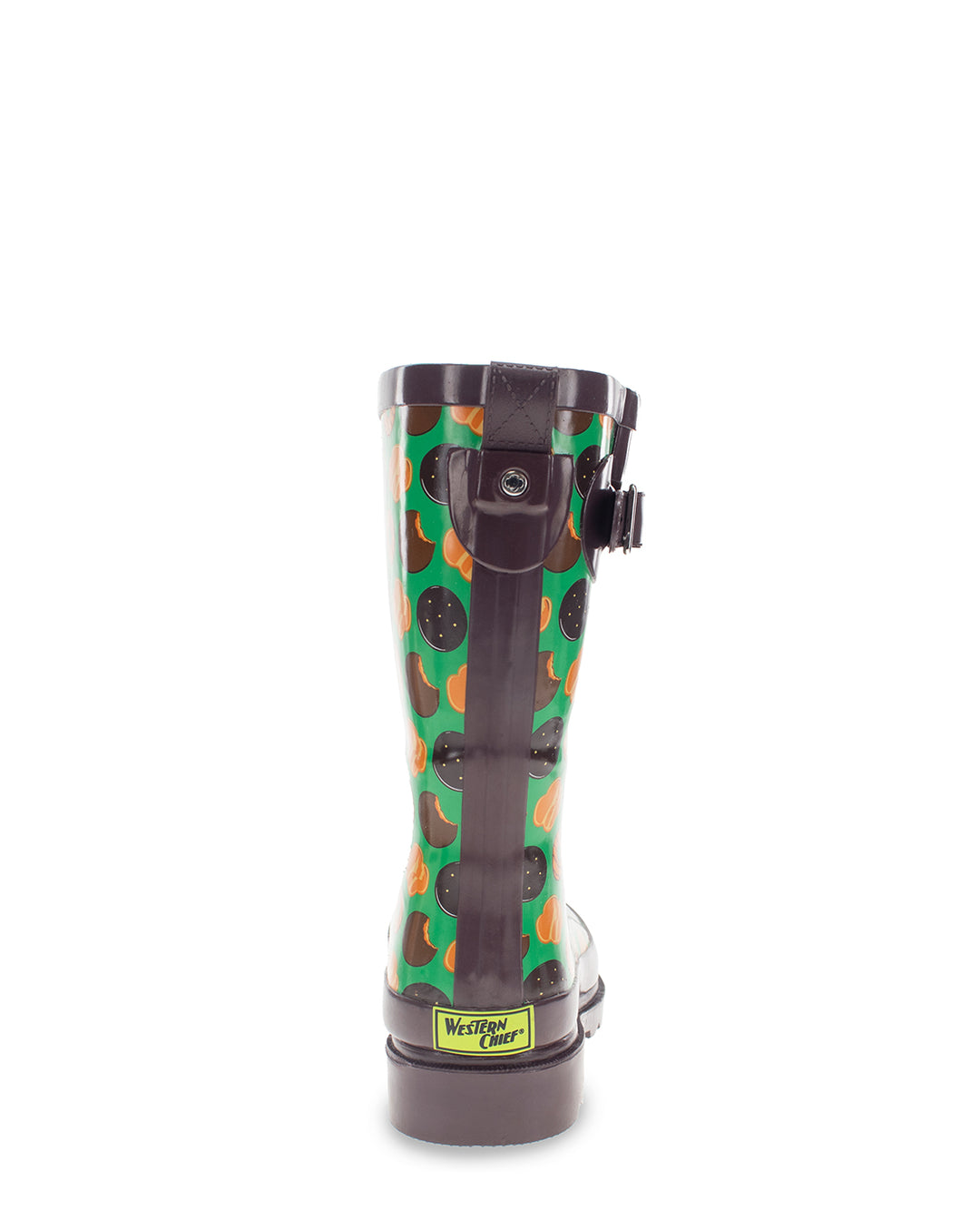 Lucky Horseshoes Printed Rubber Mid Rain Boot