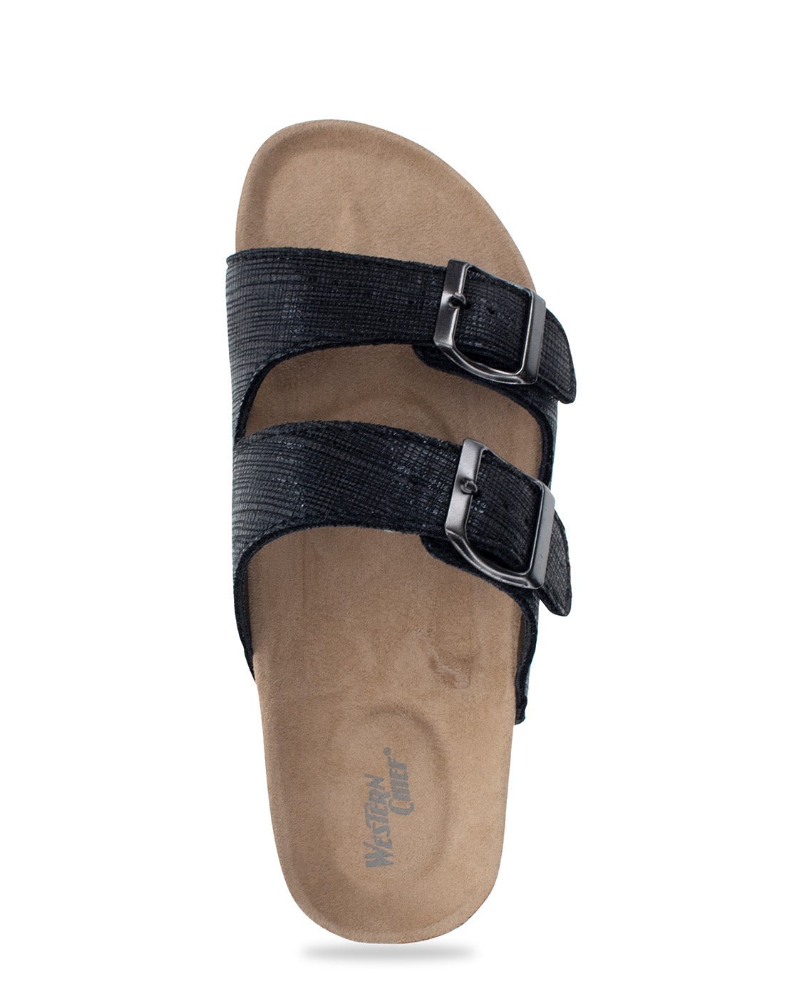 Women's Metallic Sophie Slide - Black - Western Chief