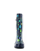 Women's Pouring Paisley Tall Rain Boot - Navy - Western Chief