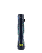 Women's Pouring Paisley Tall Rain Boot - Navy - Western Chief