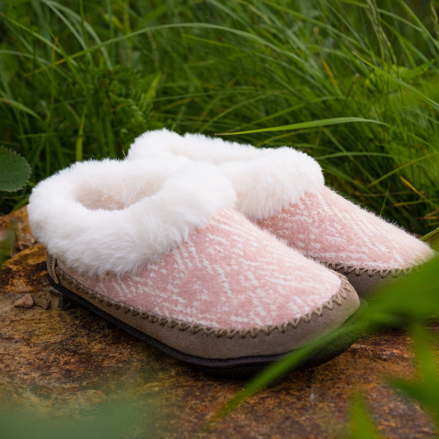 Womens slippers open discount back