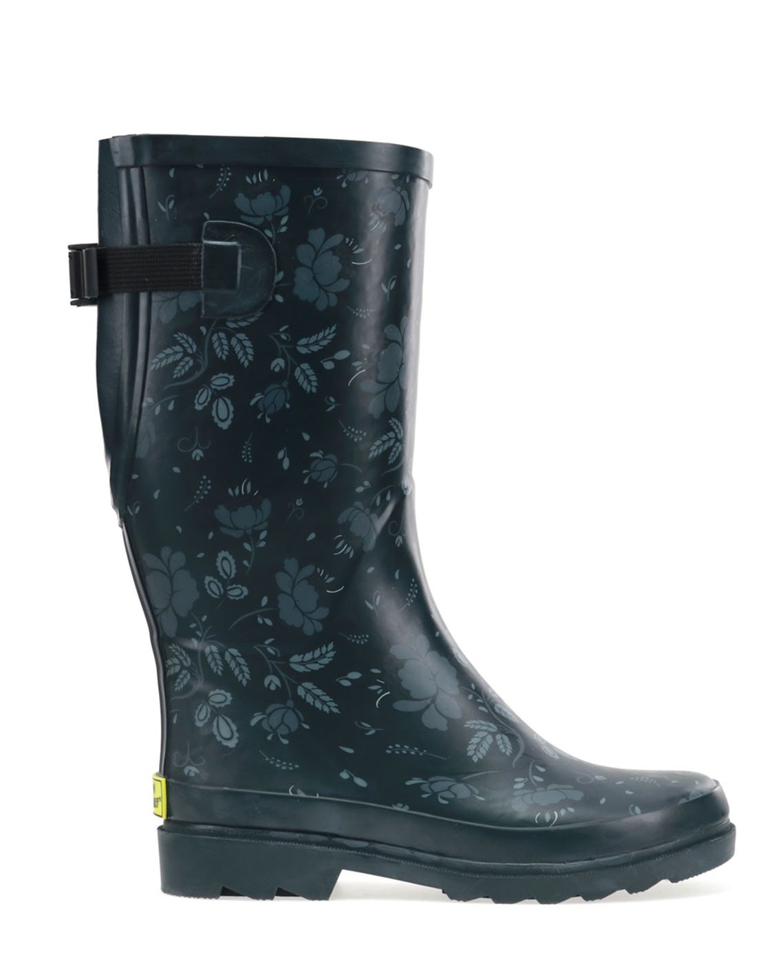 Women's Tall Feminine Floral Wide Calf Rain Boot - Slate - Western Chief